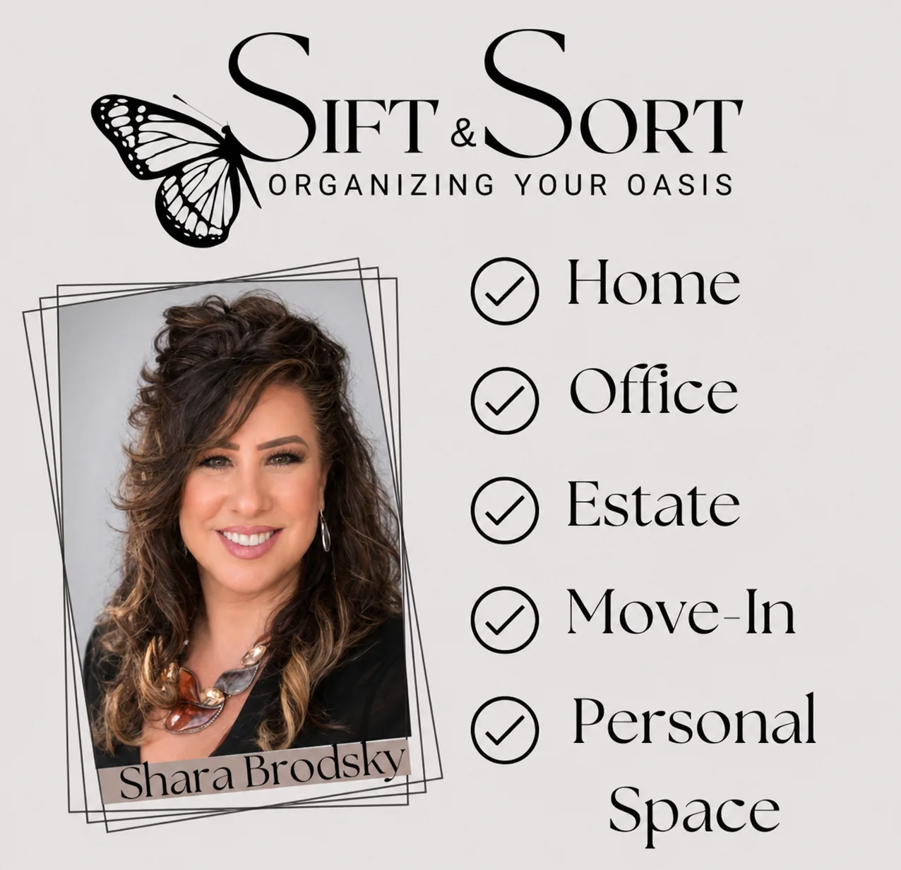 Sift & Sort services with Shara Brodsky